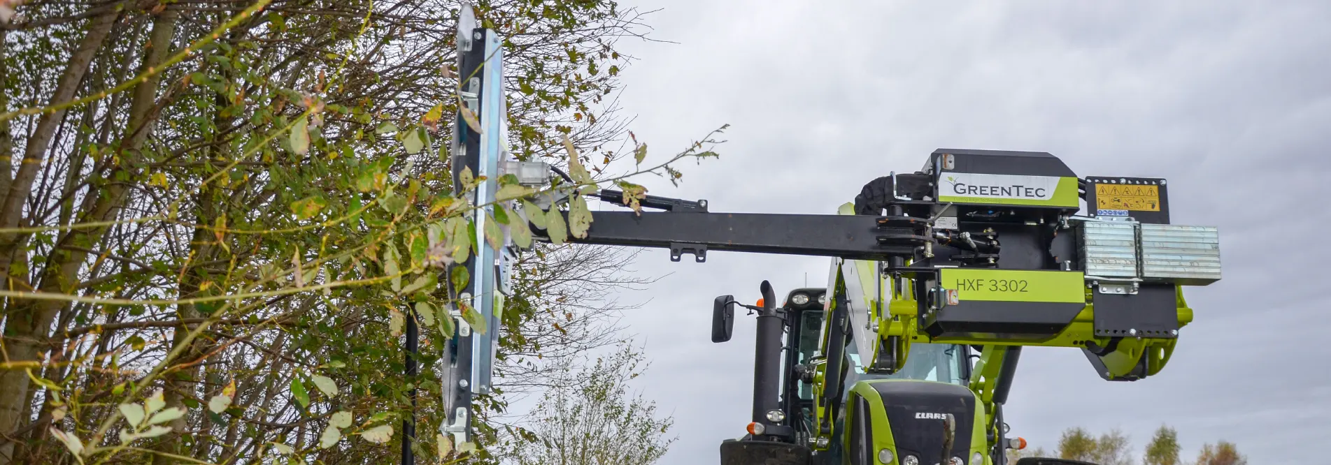 Hydraulisk grenklipper til traktor