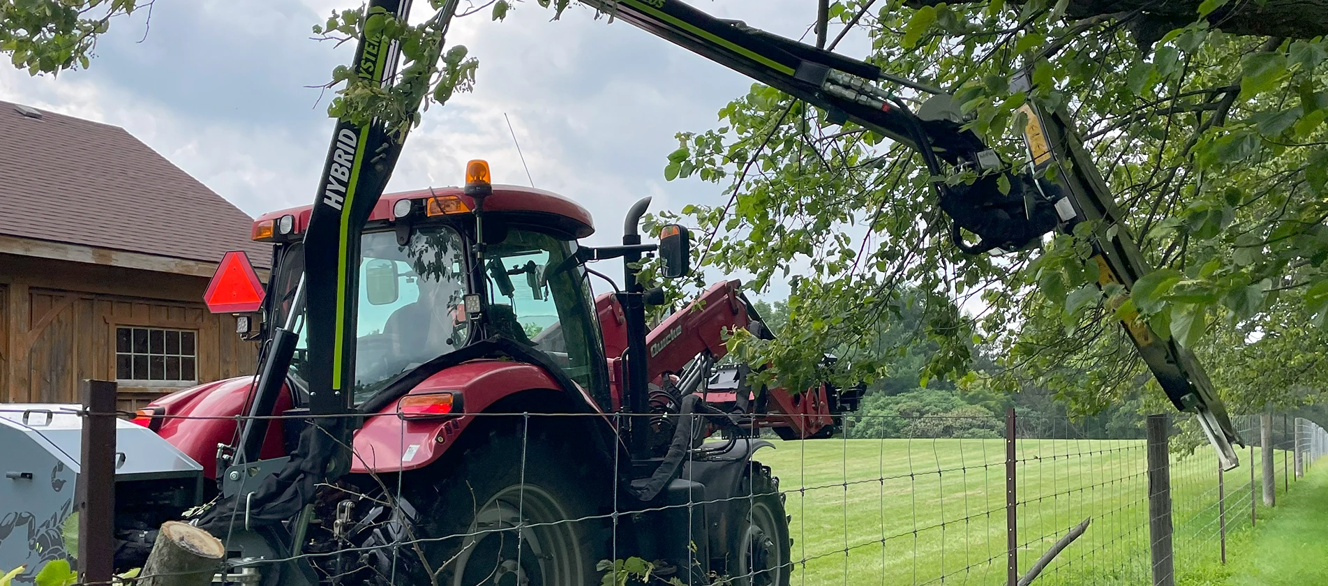 hydraulic tree trimmer for tractor