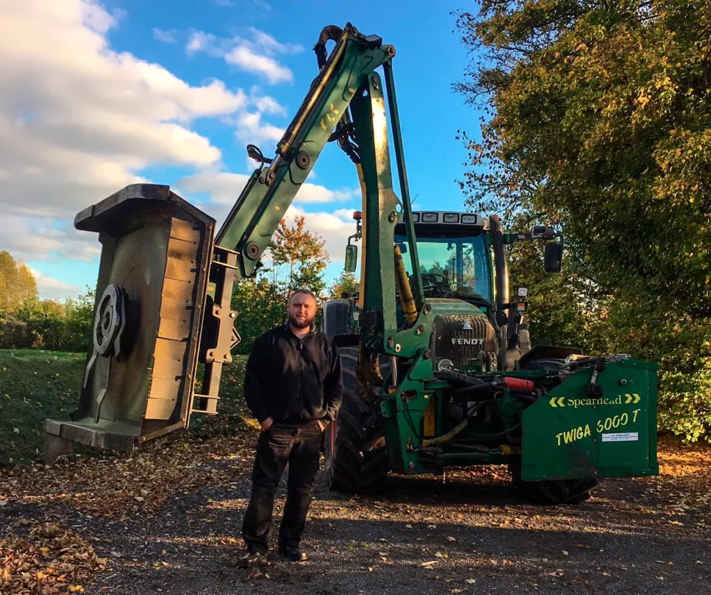 Michael Boldt Hansen and his GreenTec Rotary Crusher GT 135