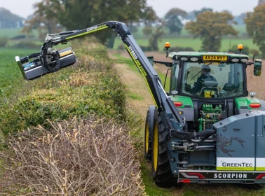 Flail mower in the UK